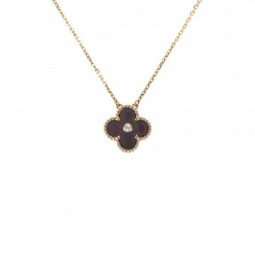 VAN CLEEF & ARPELS Vintage Alhambra 2014 Holiday Exclusive Necklace/Pendant K18PG Pink Gold