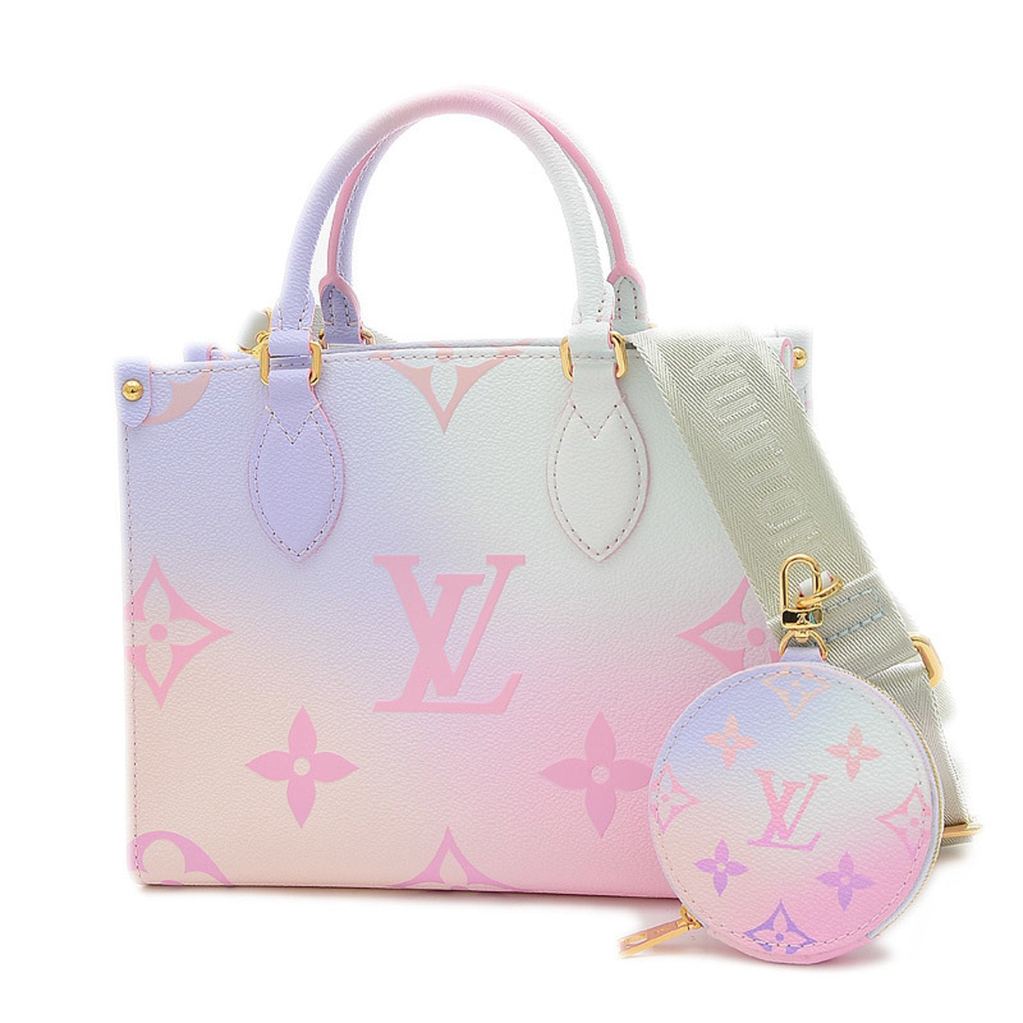 Louis Vuitton Spring In The City On Go PM Handbag Sunrise Pastel M5985