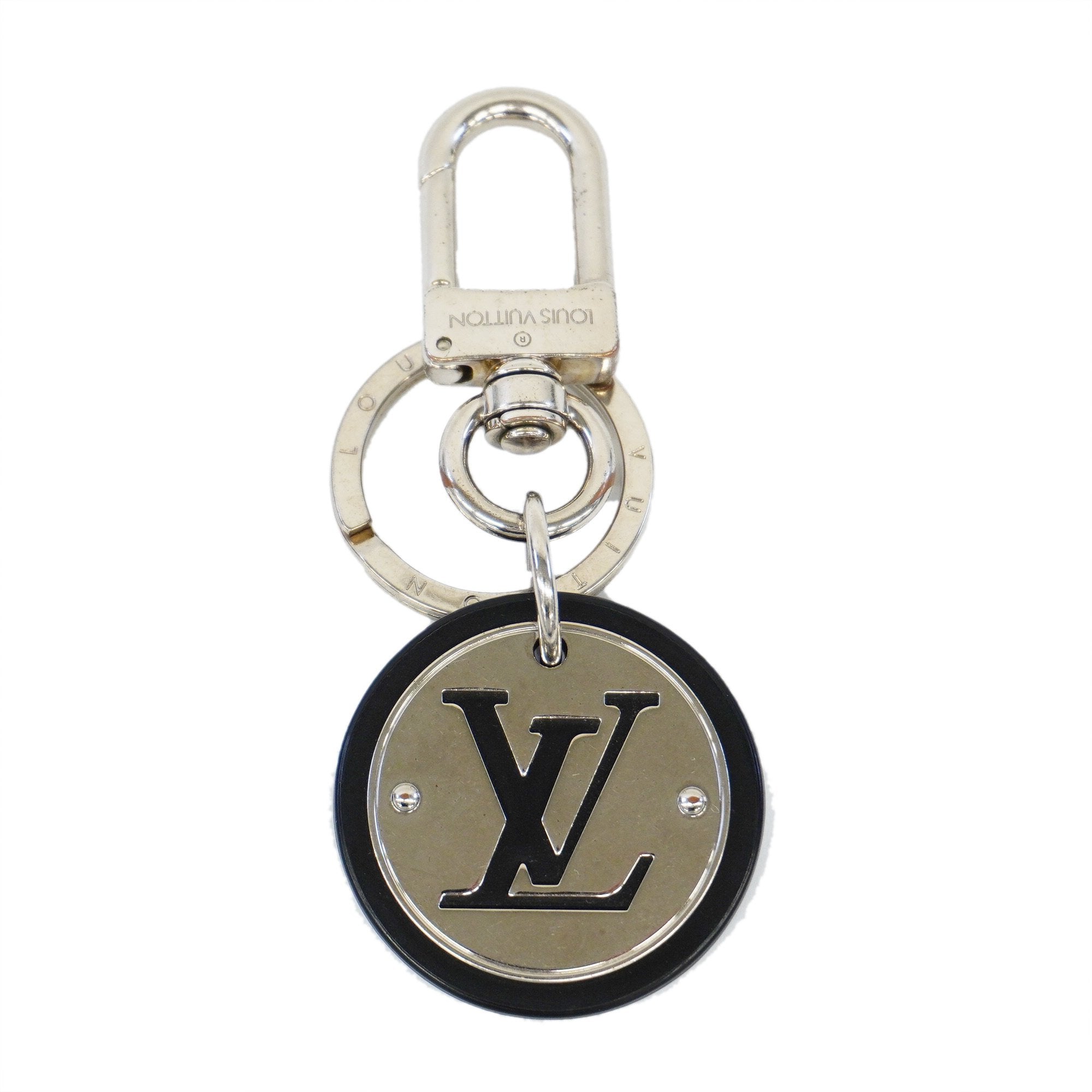 Louis Vuitton LV Circle M67362 Keyring (Black,Silver)