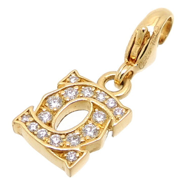 CARTIER 750YG 2C Baby Ladies Charm 750 Yellow Gold