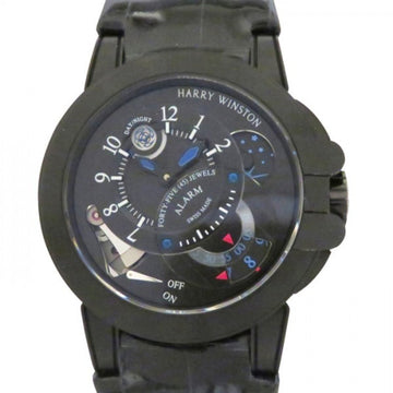 HARRY WINSTON Ocean Project Z6 Black Edition World Limited 300 OCEMAL44ZZ004 Dial Watch Men's