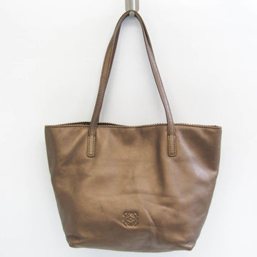 LOEWE Anagram Women's Nappa Leather Tote Bag Bronze