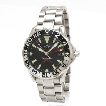 OMEGAWatch  Seamaster 300 Professional Date GMT 50th Anniversary SS Black Dial AT Automatic 2243.50