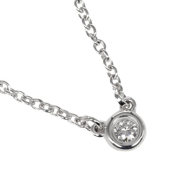 TIFFANY&Co. Visthe Yard Necklace 925 Silver Diamond Approx. 1.6g