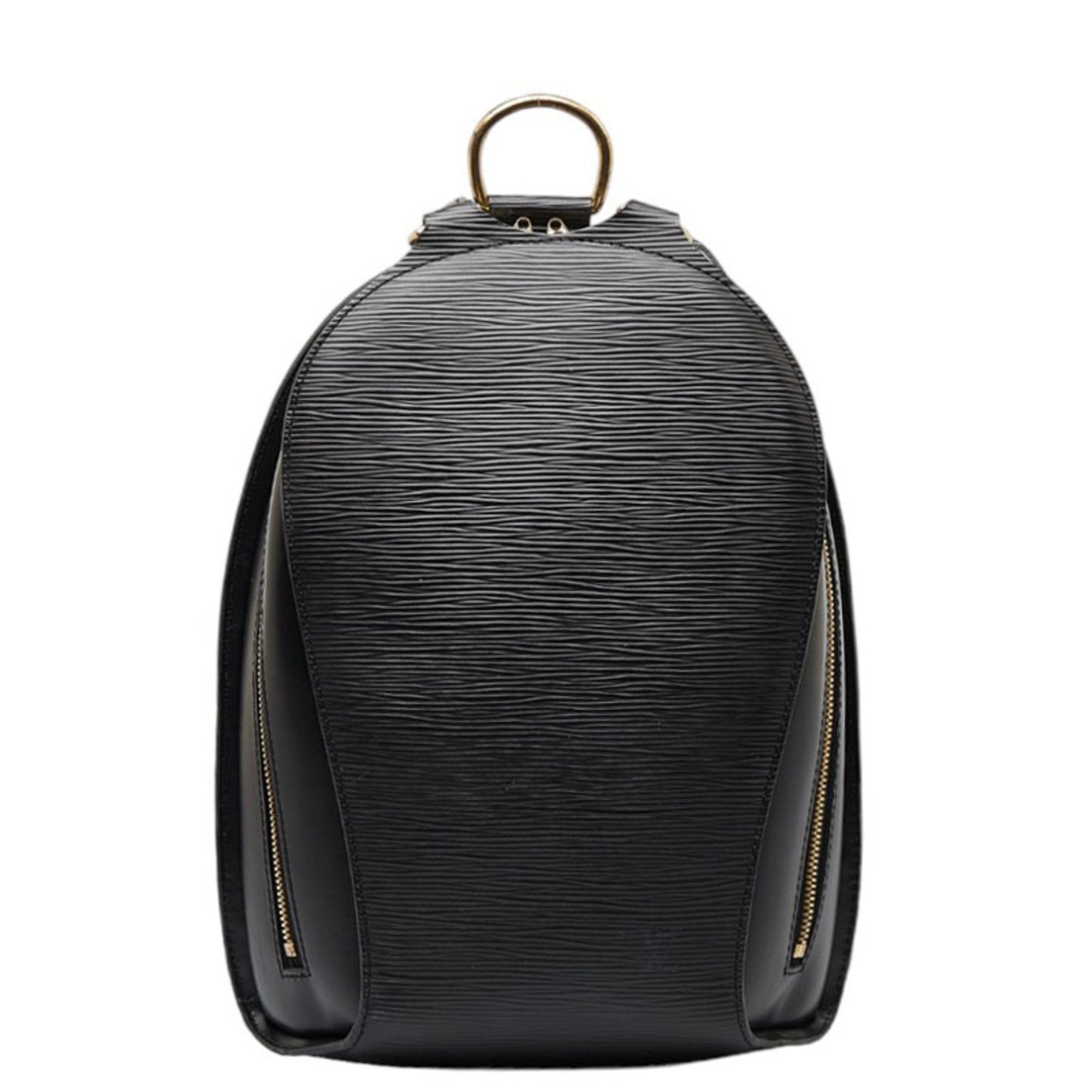 LOUIS VUITTON Epi Mabillon Backpack M52232 Noir Black Leather Ladies