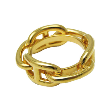 HERMES Metal Scarf Ring Gold Lugate Shane Dunkle