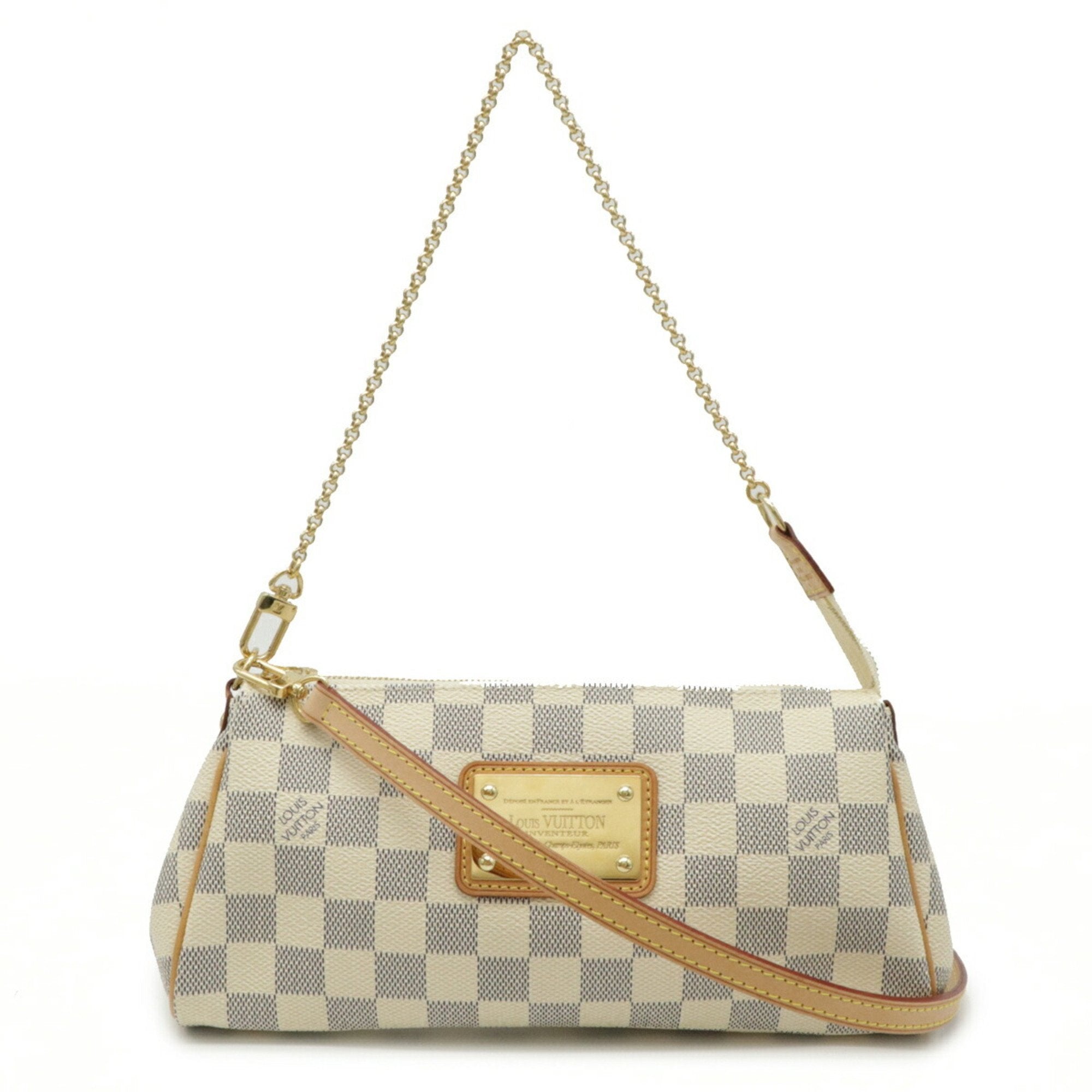 Louis Vuitton Damier Azur Eva Chain Bag Shoulder N55214