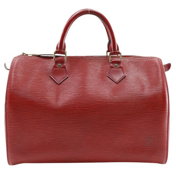 LOUIS VUITTON Speedy 30 Handbag M43007 Epi Leather Castilian Red Made in France 1995 VI1905 A5 Zipper Ladies