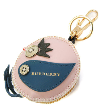 BURBERRY Bag Charm Bird Keyring [Gold,Multi-color,Pink]