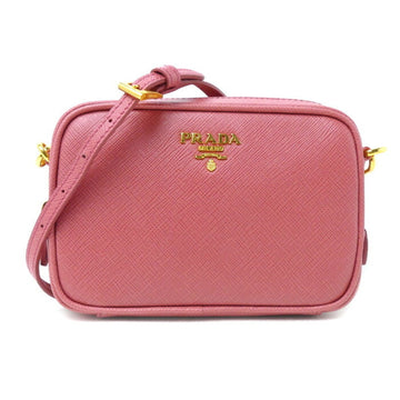 PRADA Saffiano Shoulder Bag Pink 1N1674 Women's