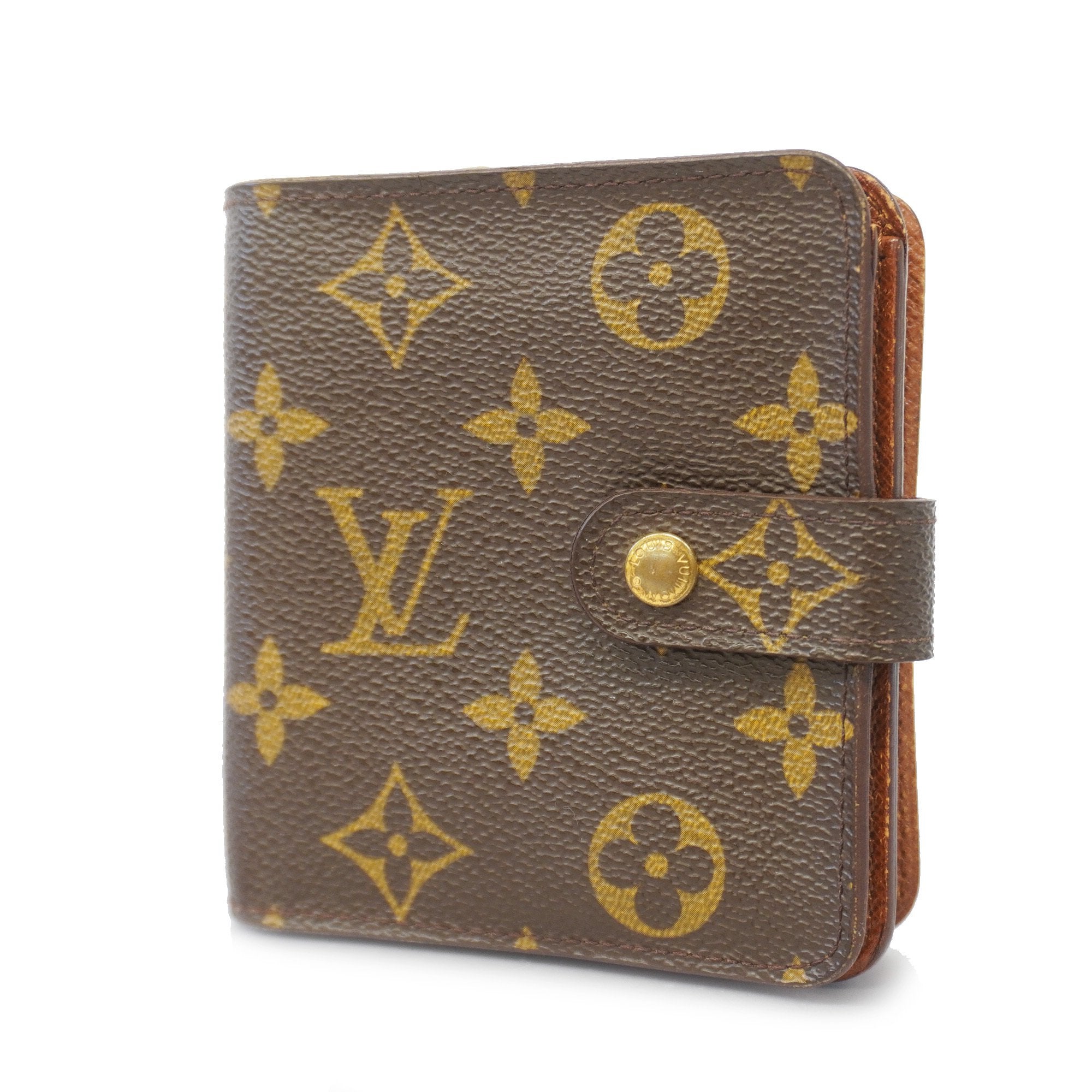 Louis Vuitton Compact Zip Bifold Wallet Monogram Canvas M61667