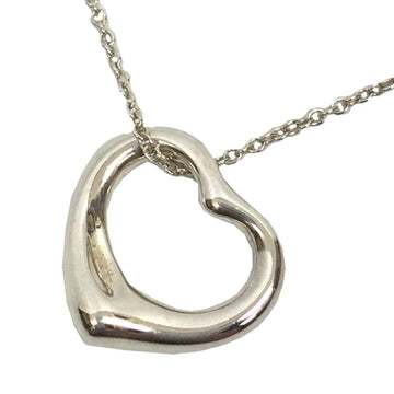 TIFFANY & Co. Elsa Peretti Open Heart Necklace S 925 Silver Pendant