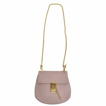 CHLOE  Drew Chain Shoulder Bag 3S1031-9 Pink Leather Ladies