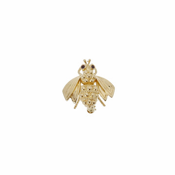 TIFFANY&Co.  Bee Motif Ruby Unisex K18 Yellow Gold Brooch