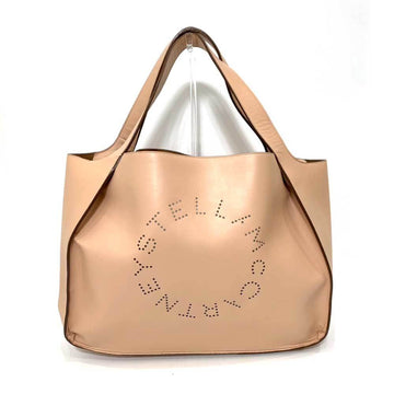 STELLA MCCARTNEY Bag Tote Beige Handbag Punching Circle Ladies Faux Leather 502793 STELLAMcCARTNEY