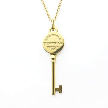 TIFFANYPolished  Return To  Round Key Necklace 18K Pink Gold BF560714