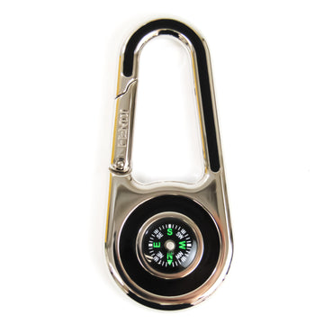 FENDI Metal Handbag Charm Silver Compass 7AJ561