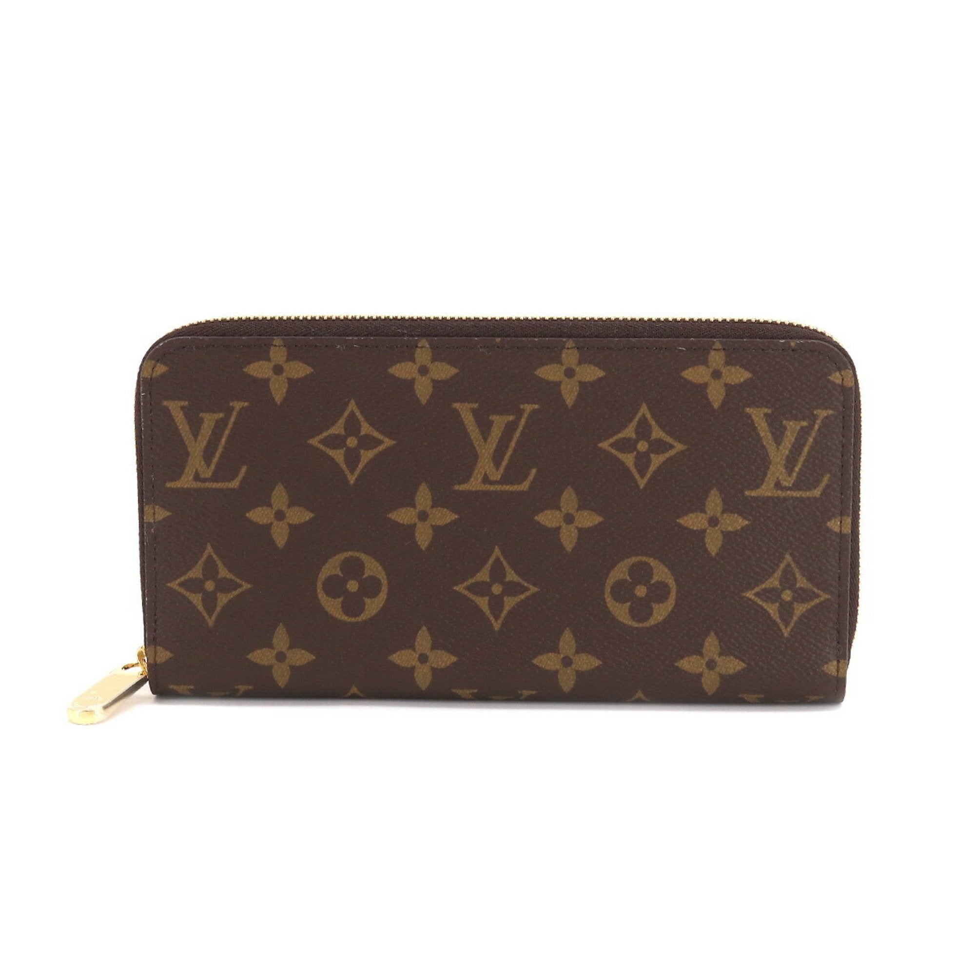 Louis Vuitton Monogram Zippy Wallet M42616 Long Wallet ree Shipping [Used]