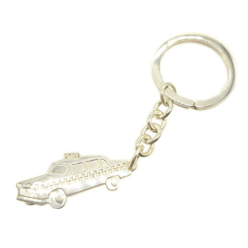 TIFFANY Taxi Motif Silver 925 Keychain 0152