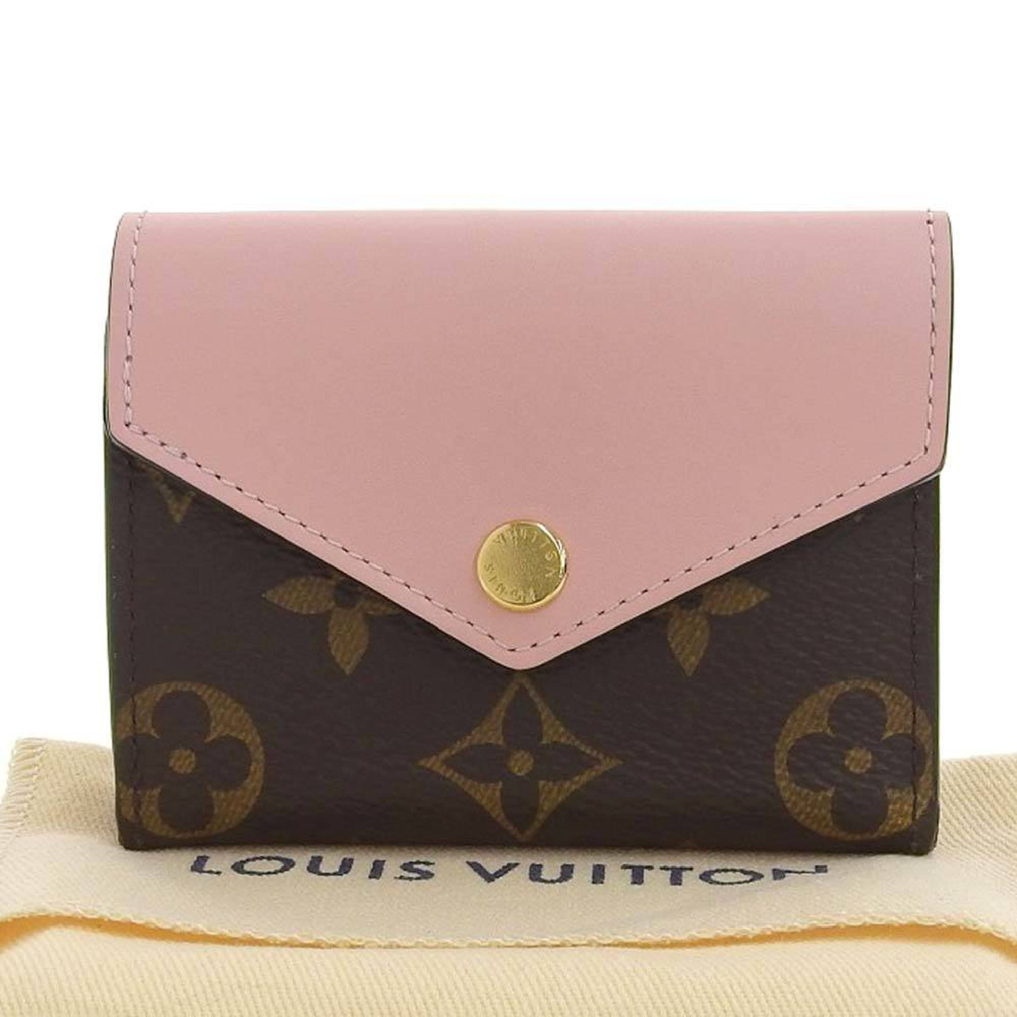 Louis Vuitton Monogram Portefeuille Zoe Compact Wallet Pink M62933