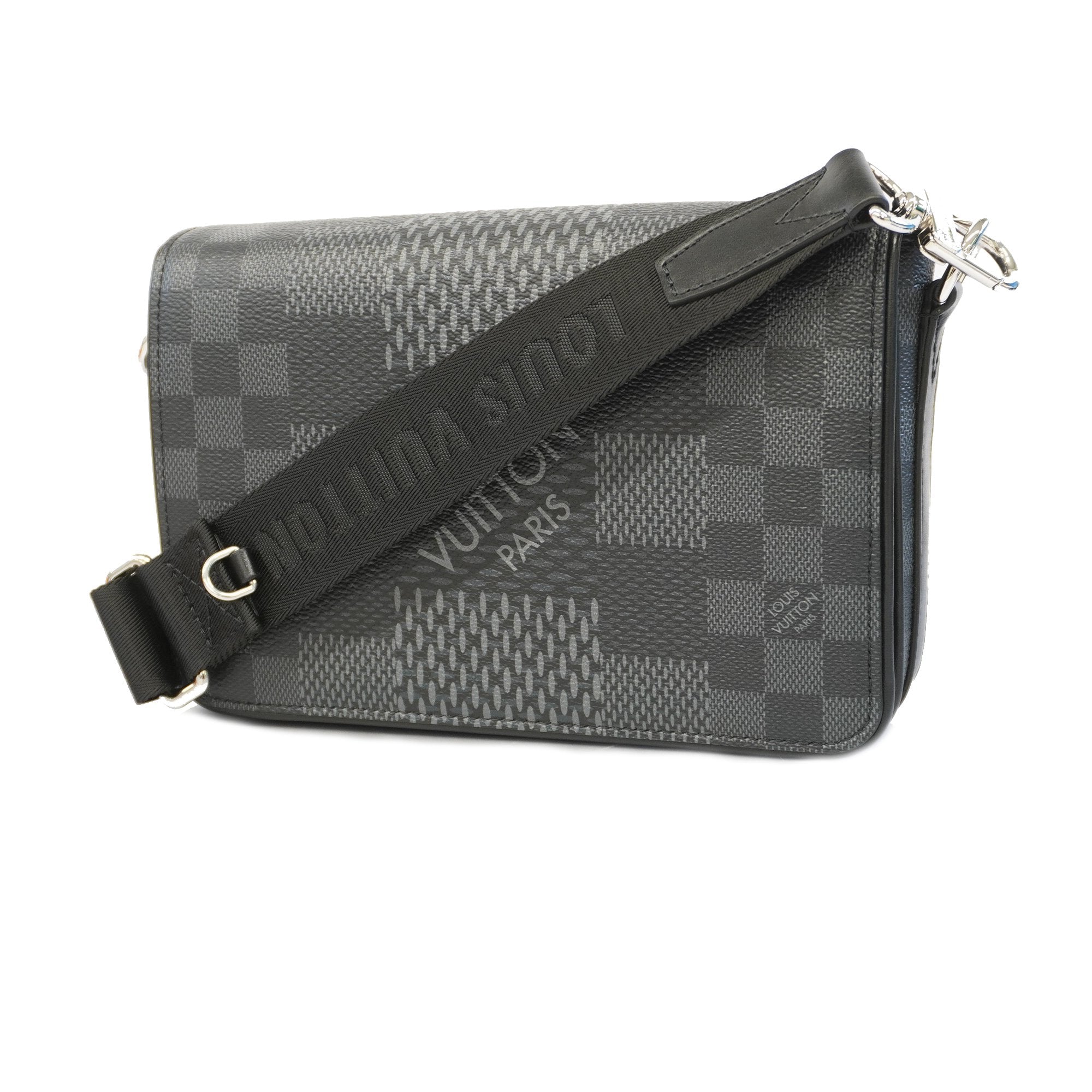 Louis Vuitton Shoulder Bag Damier Graphite 3D Studio Messenger N50013