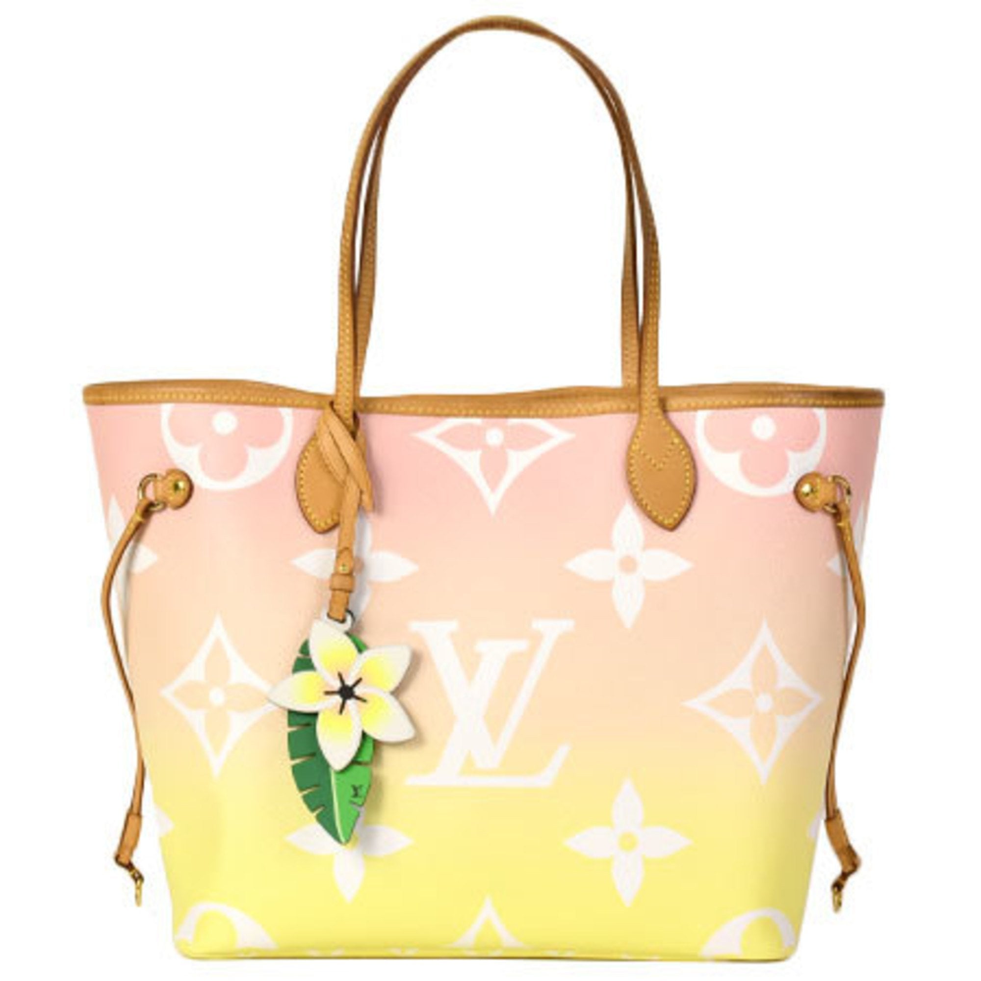 Louis Vuitton Neverfull MM By The Pool Ombré Rose GHW