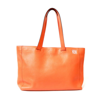 Loewe Shoulder Bag East Waist Shopper Tote Orange Ladies Leather