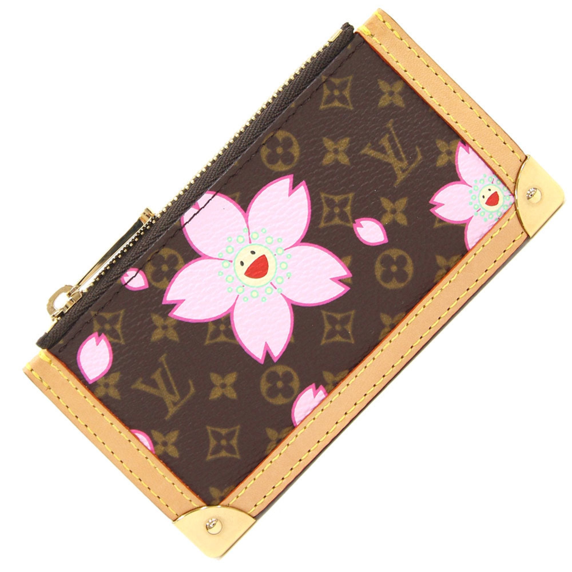 Louis Vuitton Coin Case Monogram Cherry Blossom Pochette Cle M92015 Ta
