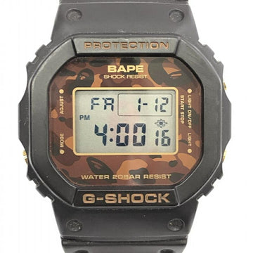 CASIO G-SHOCK Watch × A BATHING APE DW-5600VT 2000 Limited G-Shock Abathing Ape Brown