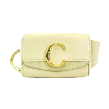 CHLOE C Women's Leather,Suede Shoulder Bag Cream