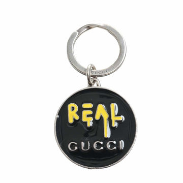 GUCCI SV925 Ghost Real Keychain Keyring 478646 Black Women's