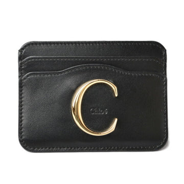 CHLOE  business card holder case  C sea black