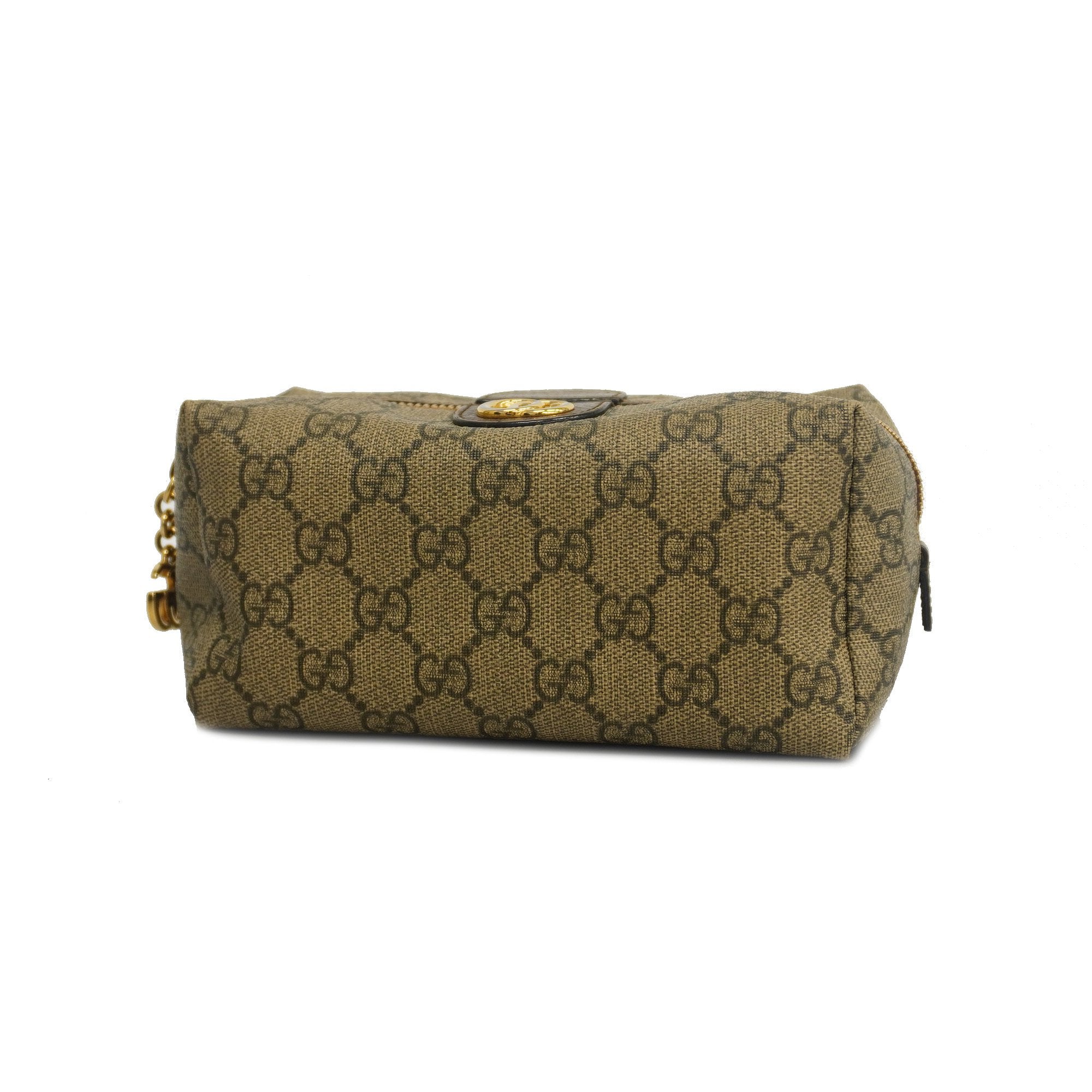 Gucci GUCCI Pouch Ladies Ophidia GG Supreme Brown Beige 548393