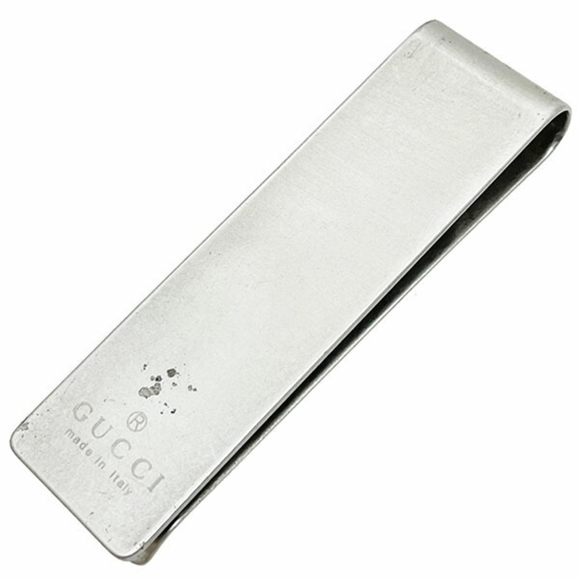 Gucci money clip silver metal GUCCI wallet