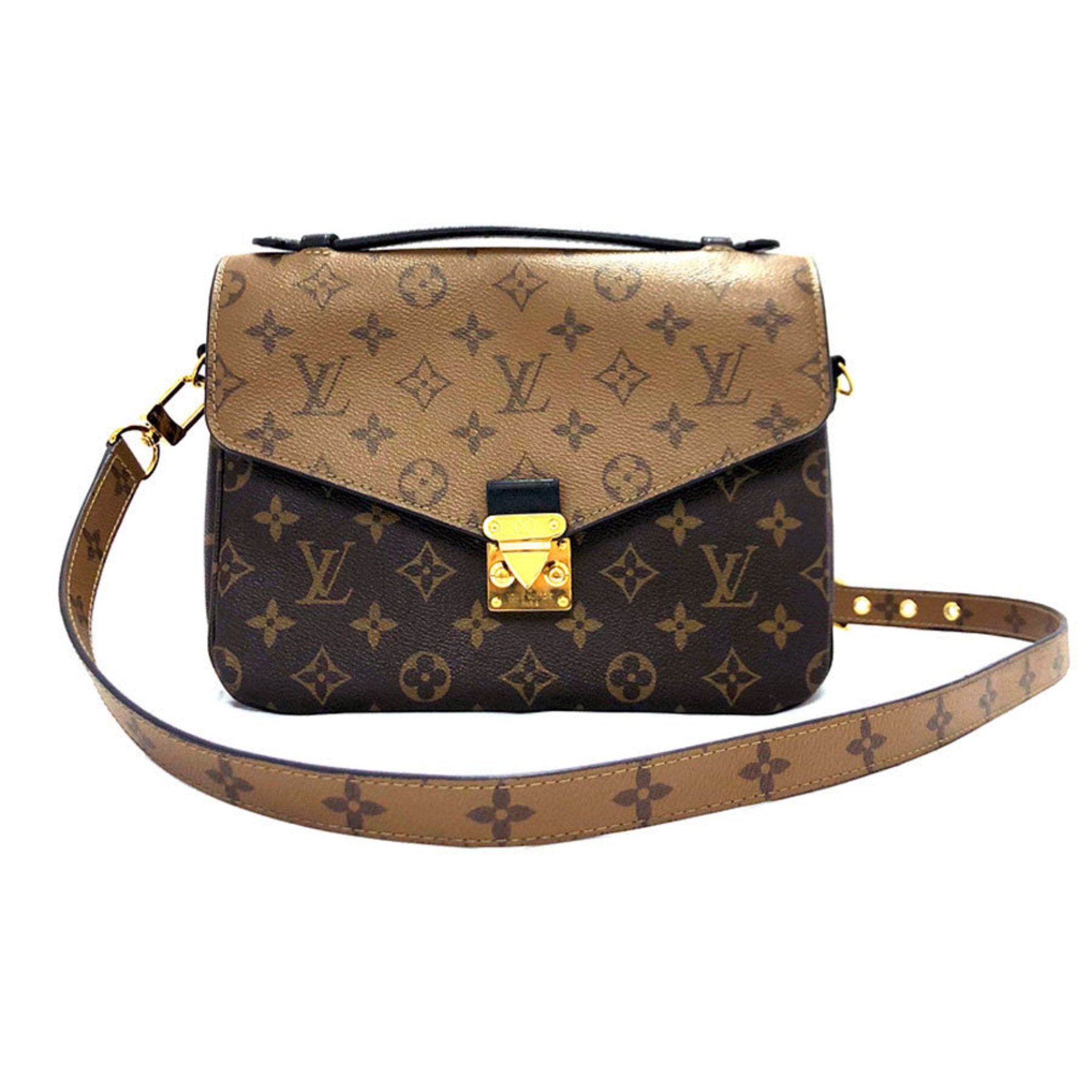 Handbag Shoulder Bag Monogram Reverse Pochette Metis MM/Monogram Brown
