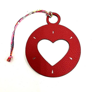 HERMES Petit Ash Open Heart Reversible Brand Accessories Charm Ladies
