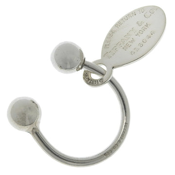 TIFFANY Return to Oval Tag Keyring Silver 925 Unisex Keychain