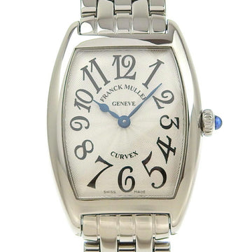 FRANCK MULLER Tonneau Curvex Silver Dial Watch 1752