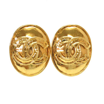 Chanel Coco Mark 94P Gold Earrings 0033 CHANEL