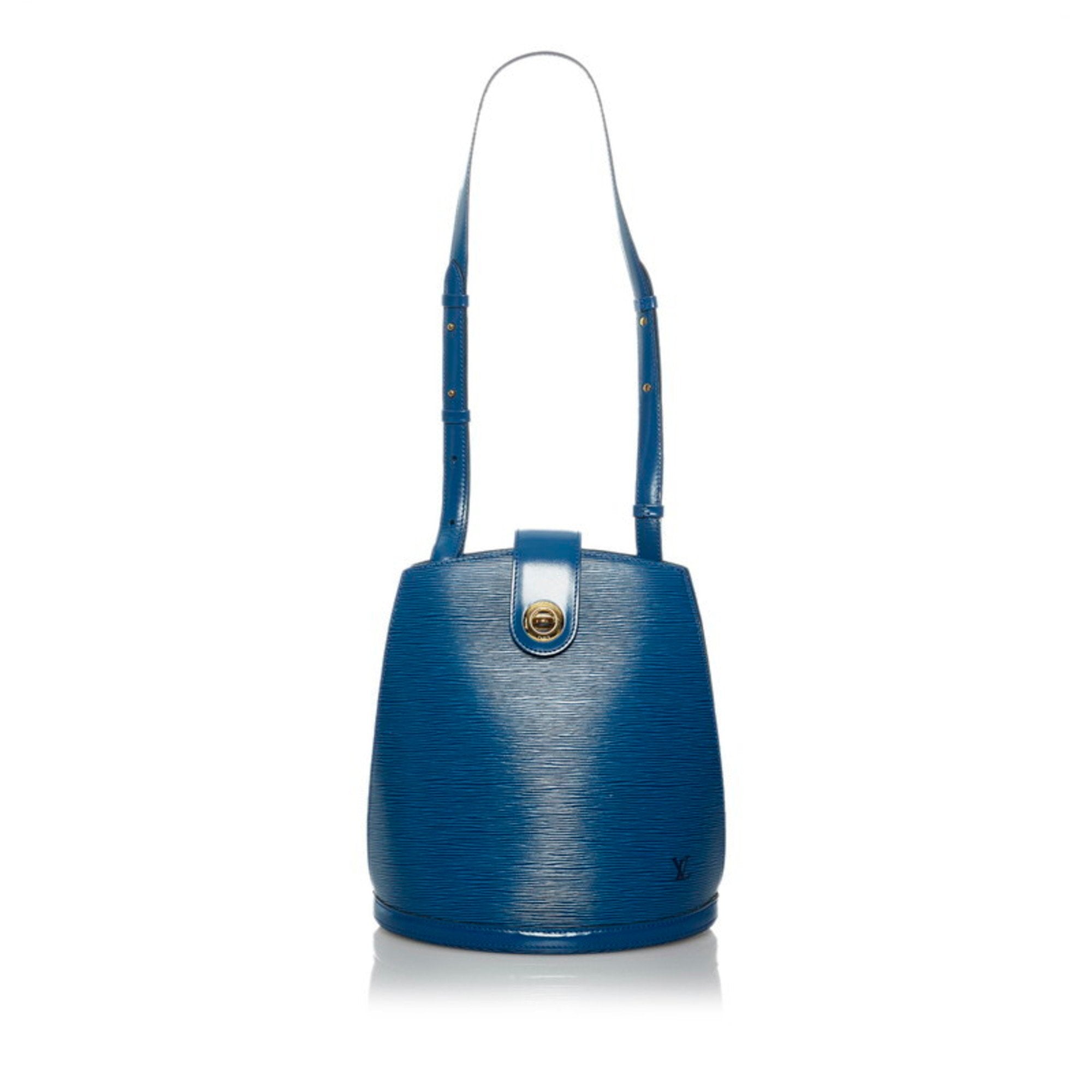 LOUIS VUITTON Shoulder Bag M52315 Trocadero vintage Epi Leather blue W –