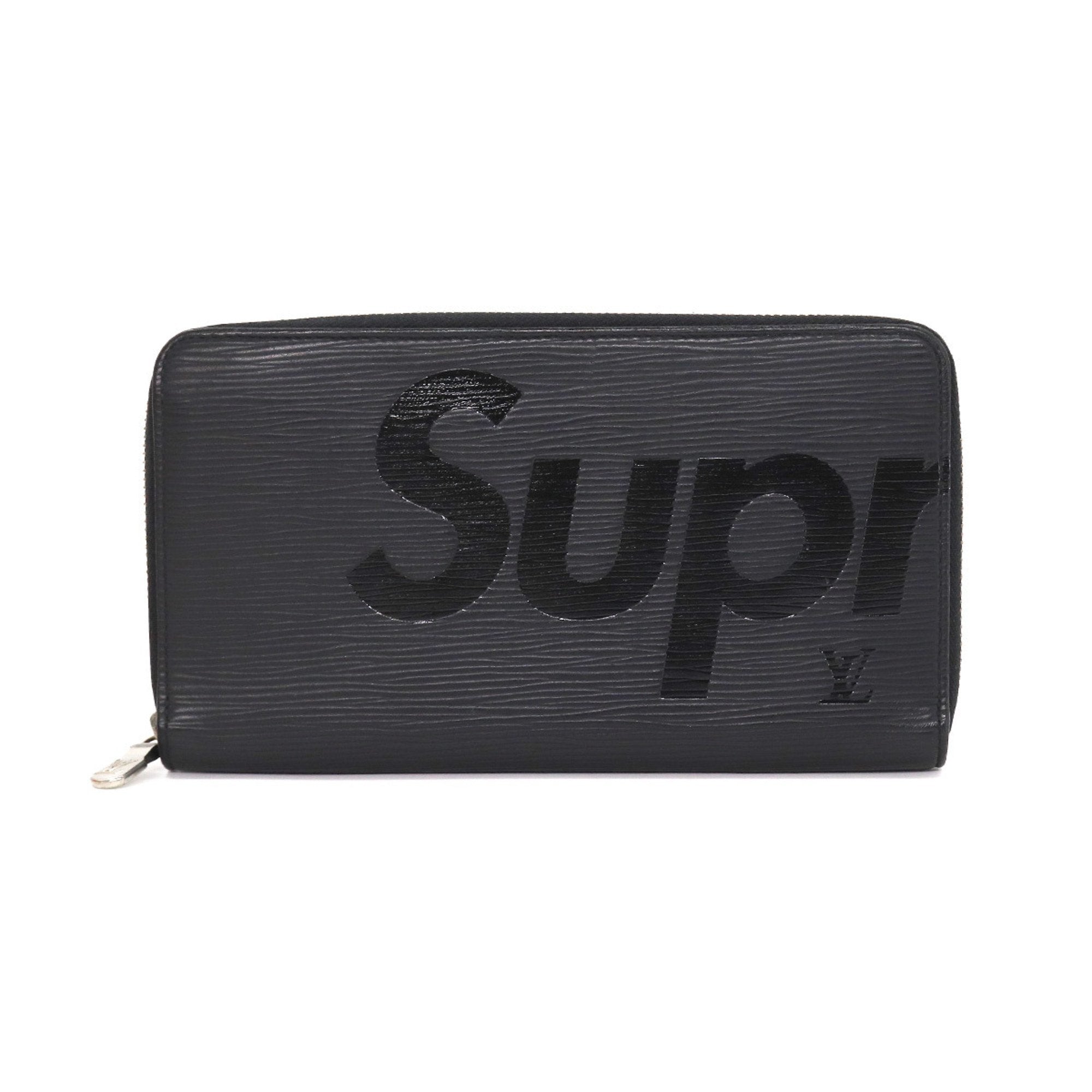 supreme lv wallet black and white