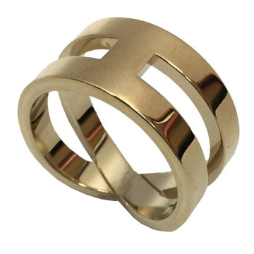 HERMES Scarf Ring H Motif Gold Color  aq6869
