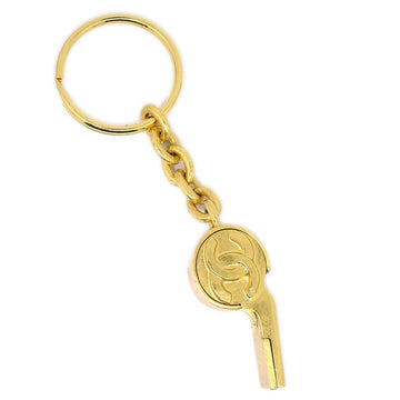 CHANEL 1996 Fall Whistle Gold Chain Key Holder 02878
