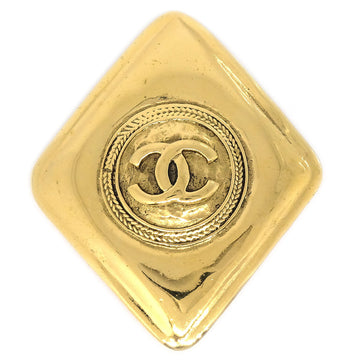 CHANEL Diamond Brooch Pin Gold 1134 75080