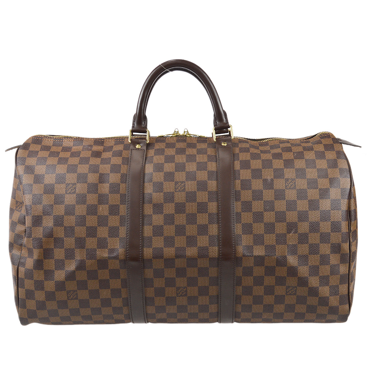Louis Vuitton Keepall Duffle 55 Brown Canvas for sale online