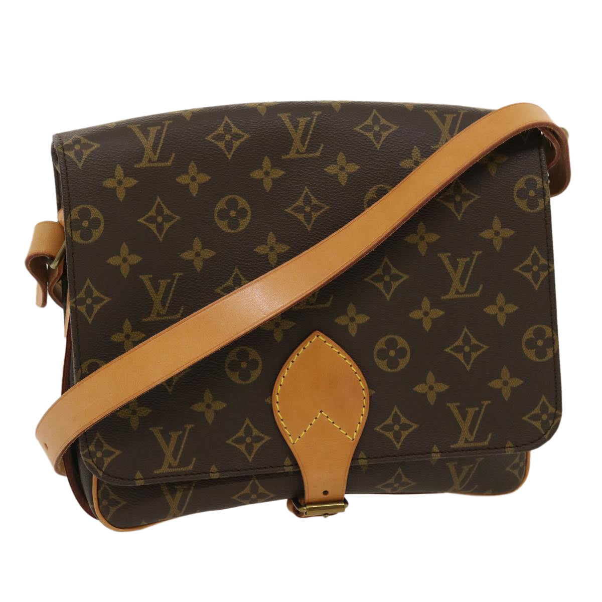 Louis Vuitton Cartouchiere GM Monogram Shoulder Handbag