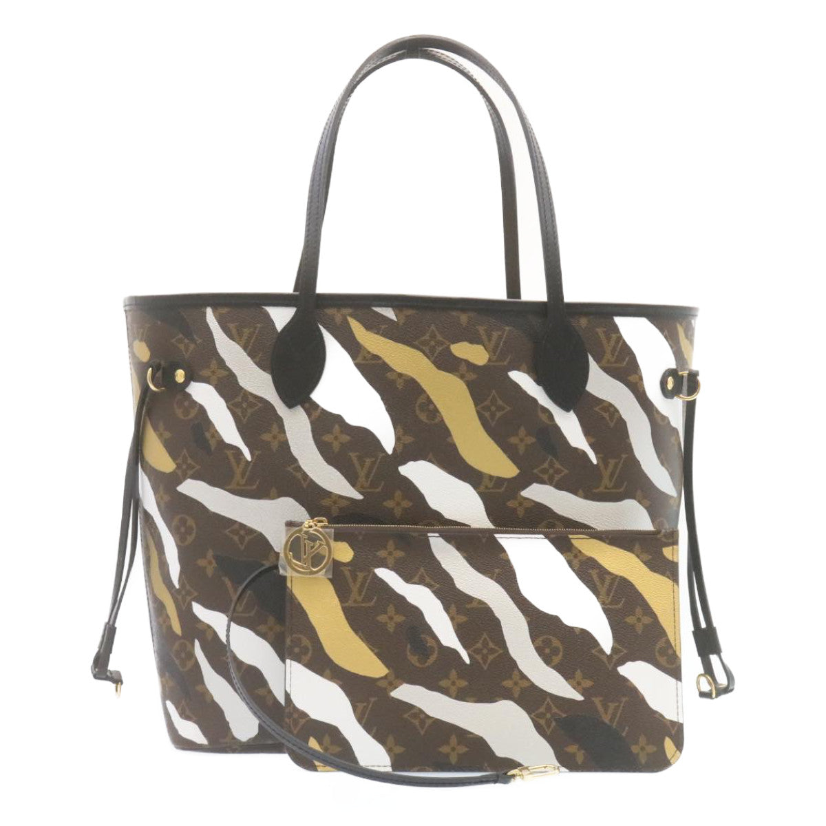 Louis Vuitton ~ LOL Monogram Camouflage Neverfull mm Tote Bag M45201 Auth 29024A
