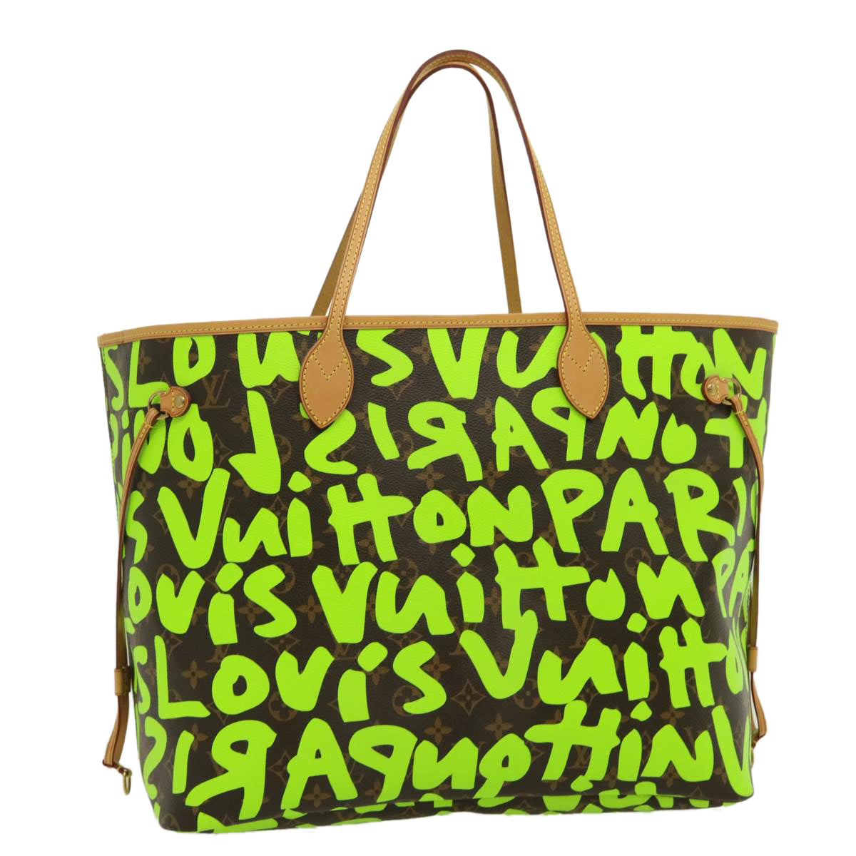 Louis Vuitton Speedy - Edition Graffiti Handbag in Green Monogram Canvas Louis  Vuitton