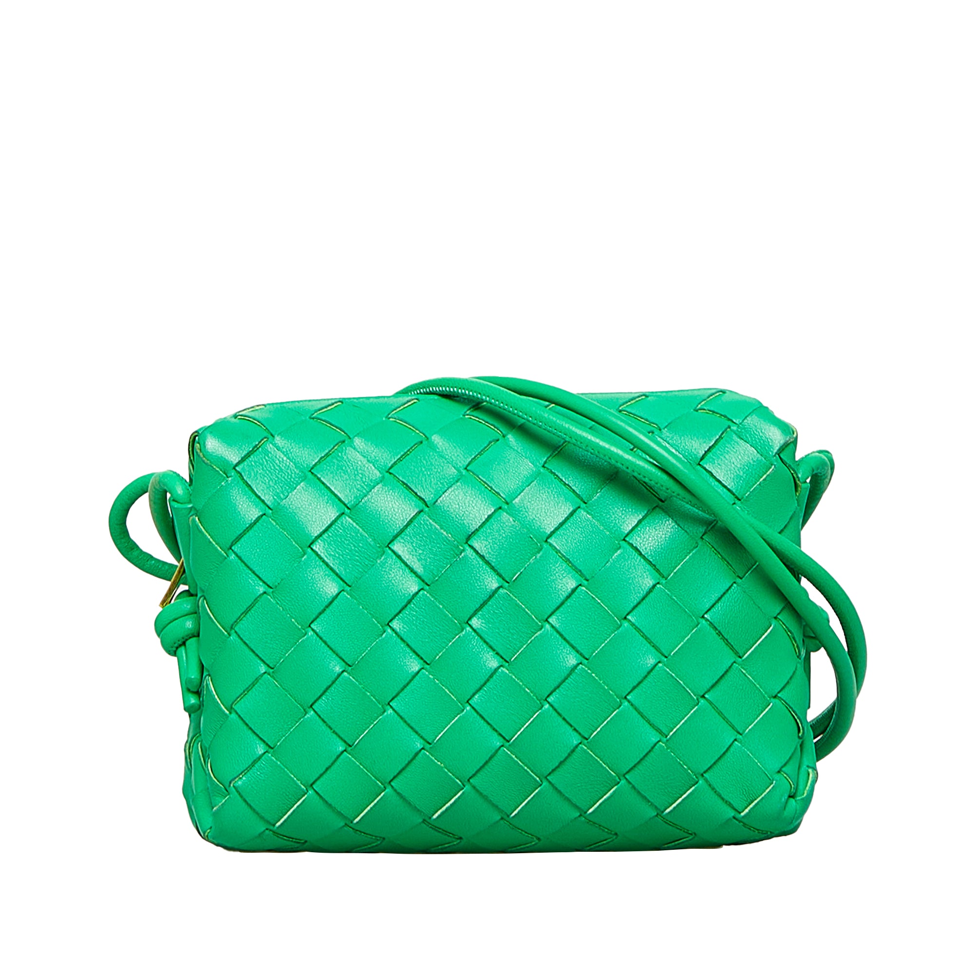 Loop mini Intrecciato-leather cross-body bag | Bottega Veneta