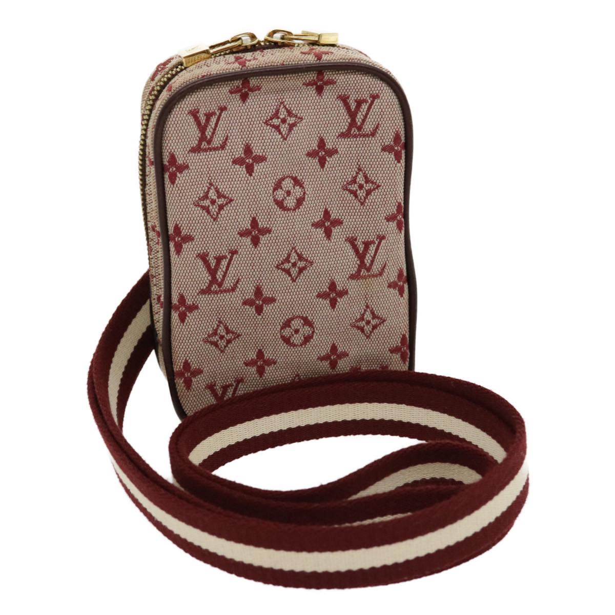 Louis Vuitton Monogram Mini Usu Digital Pouch Red M60001 LV Auth 30251